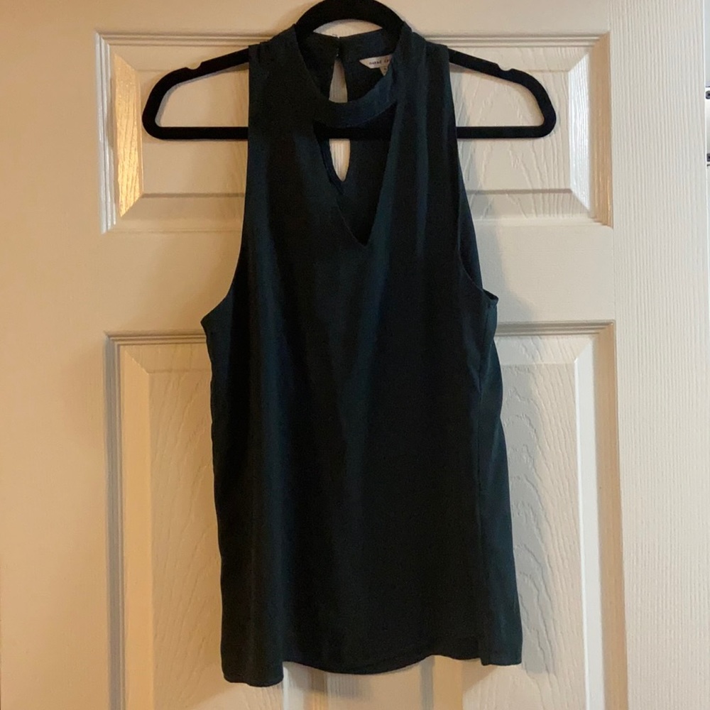 Forest green Naked Zebra tank top small